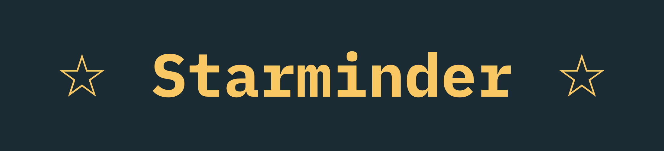 Starminder hero image